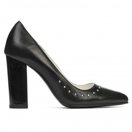 Eleganta damskor 1275 svart satin