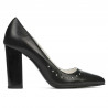 Eleganta damskor 1275 svart satin