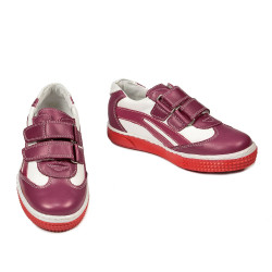 Småbarnsskor 16-3c rosa+vit