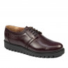 Kvinnors casual skor 6007 vinröd