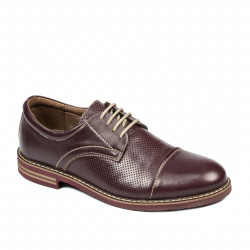 Herrskor casual 873 vinröd