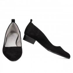 Elegant/casual damskor 1285 svart antilop