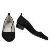 Elegant/casual damskor 1285 svart antilop