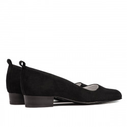 Elegant/casual damskor 1285 svart antilop