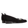 Elegant/casual damskor 1285 svart antilop