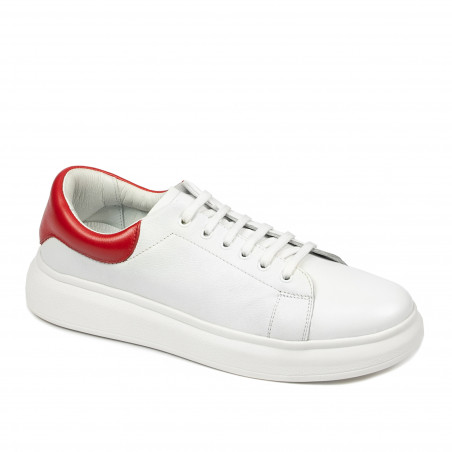 Dam sneakers 6008 vit kombinerad