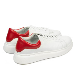 Dam sneakers 6008 vit kombinerad