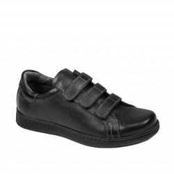 Svarta kardborresneakers för tonåringar 369sc