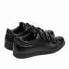 Svarta kardborresneakers för tonåringar 369sc