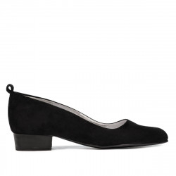 Elegant/casual damskor 1285 svart antilop