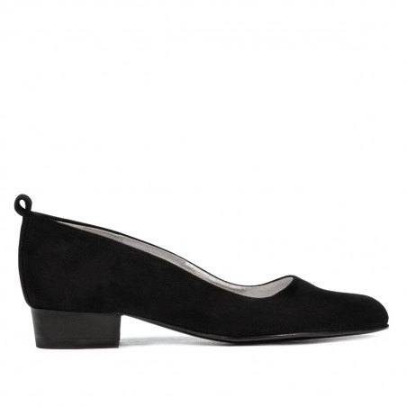 Elegant/casual damskor 1285 svart antilop