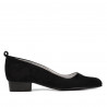 Elegant/casual damskor 1285 svart antilop