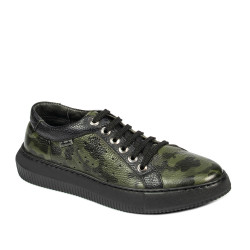 Herr casual/sportskor 841-1 grön kamouflage