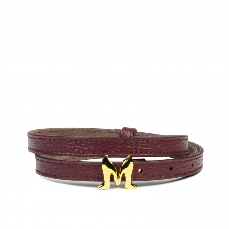 Dambälte 42cm burgundy