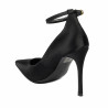 Eleganta dam skor 1311 svart satin
