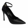 Eleganta dam skor 1311 svart satin