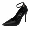 Eleganta dam skor 1311 svart satin
