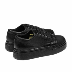 Damsneakers 6083 svart kombinerad
