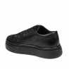 Damsneakers 6083 svart kombinerad