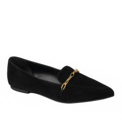 Dam ballerinas 1327 svart velour