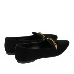 Dam ballerinas 1327 svart velour