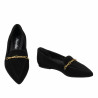 Dam ballerinas 1327 svart velour