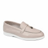 Damskor moccasin 6082 vit porslin