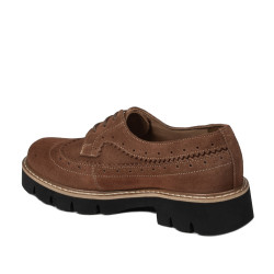 Casual damtofflor 6085 bufo brun