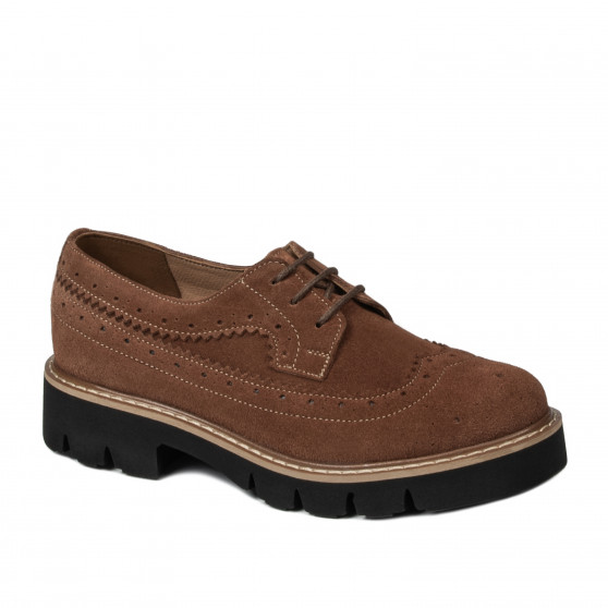 Casual damtofflor 6085 bufo brun