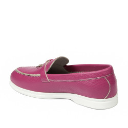 Damskor mokasiner 6082 biz fuchsia