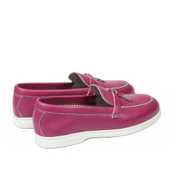 Damskor mokasiner 6082 biz fuchsia