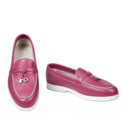 Damskor mokasiner 6082 biz fuchsia
