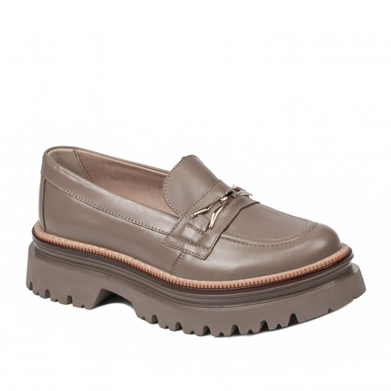 Casual damskor 6086 cappuccino