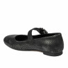 Dam ballerinas 1314 svart präglad