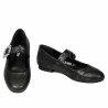 Dam ballerinas 1314 svart präglad