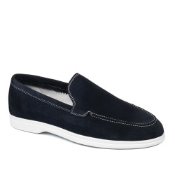 Herrmoccasiner 980 indigo velur