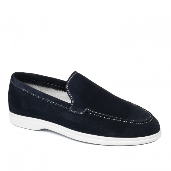 Herrmoccasiner 980 indigo velur