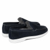 Herrmoccasiner 980 indigo velur