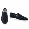 Herrmoccasiner 980 indigo velur