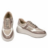 Dam sneakers 6087 sand kombinerat