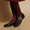 Dam ballerinas 1314 svart präglad lifestyle