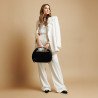 Eleganta damskor 1318 svart velour lifestyle