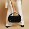 Eleganta damskor 1318 svart velour lifestyle
