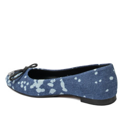 Dam ballerinas 1309 blå jeans