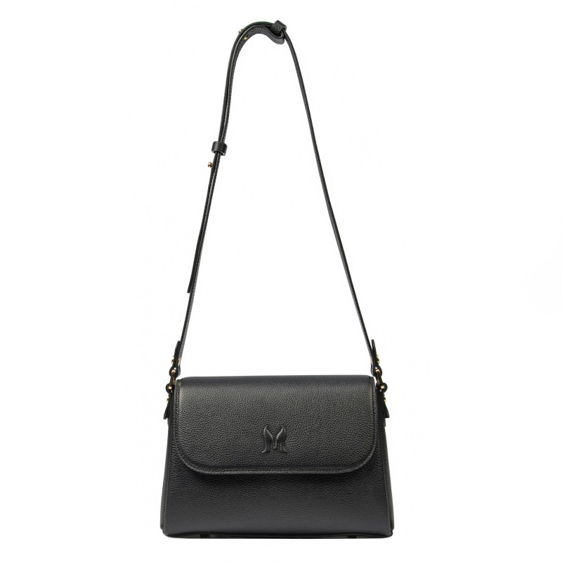 Svart axelväska för damer 040g biz