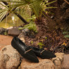 Dam ballerinas 1327 svart velour lifestyle