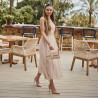 Eleganta damskor 1325 krokodil beige