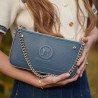 Damtasche för axeln 024g 01 biz blå lifestyle