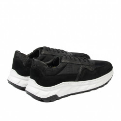 Svarta kombinerade herrskor 986 casual/sport