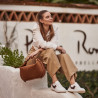 Dam sneakers 6088 vit+beige lifestyle